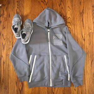 Jordan Zip-up Hoodie - Cool Grey (Matches Jordan 11's)